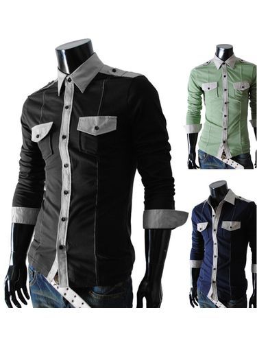 Camisa Cotton Blend Slim