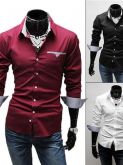 Camisa Malha Fina  Slim
