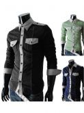 Camisa Cotton Blend Slim